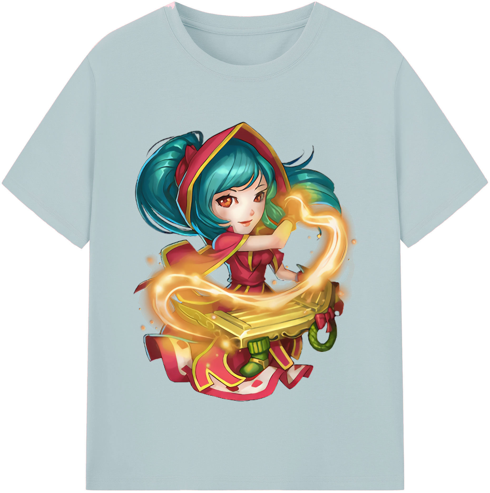 リーグ・オブ・レジェンド League of Legends LOL 綿100％半袖Tシャツ（フロントプリント）